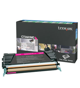 Lexmark C734, C736, X734, X736, X738 Magenta Return Programme Toner Cartridge (6