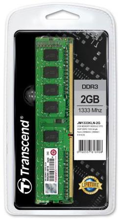 Transcend paměť 2GB DDR3 1333 U-DIMM (JetRam) 1Rx8 CL9