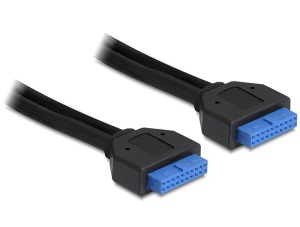 Delock kabel interní 19pin USB 3.0  samice/samice, 45 cm