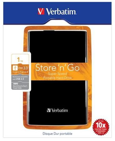 VERBATIM Store´n´ Go 2,5" 1TB USB 3.0 černý