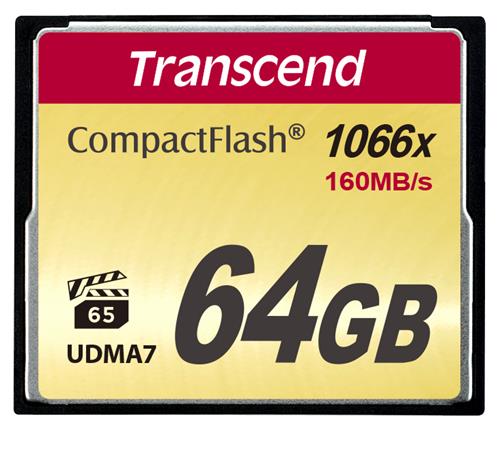 Transcend 64GB CF (1000X) paměťová karta