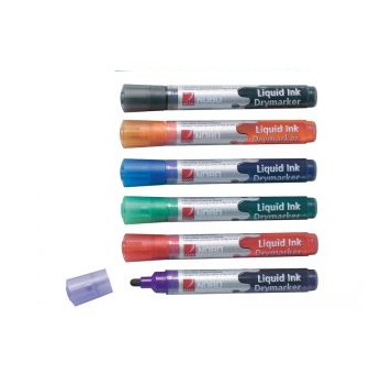 NOBO popisovač 3-in-1 LIQUID INK tenký, mix