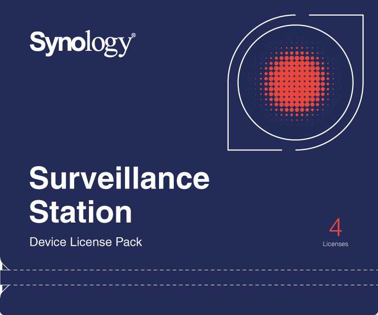 Synology Camera License Pack x 4pack