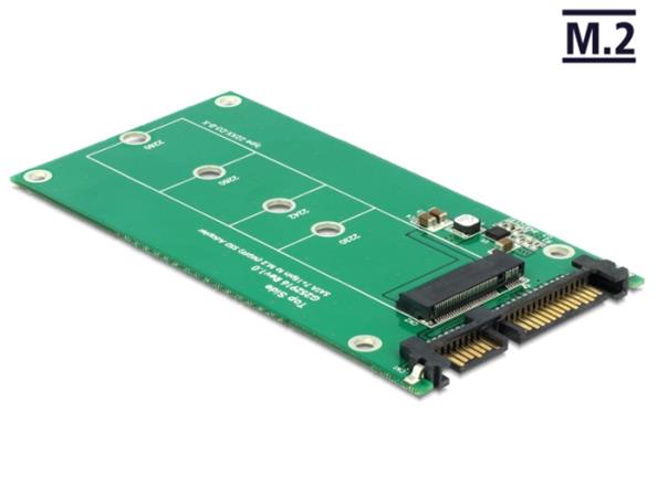 Delock konvertor SATA 22 pin > M.2 NGFF