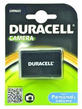 DURACELL Baterie - DR9952 pro Panasonic DMW-BMB9E, černá, 850 mAh, 7.4 V