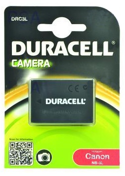 DURACELL Baterie - DRC4L pro Canon NB-4L, šedá, 700 mAh, 3.7 V