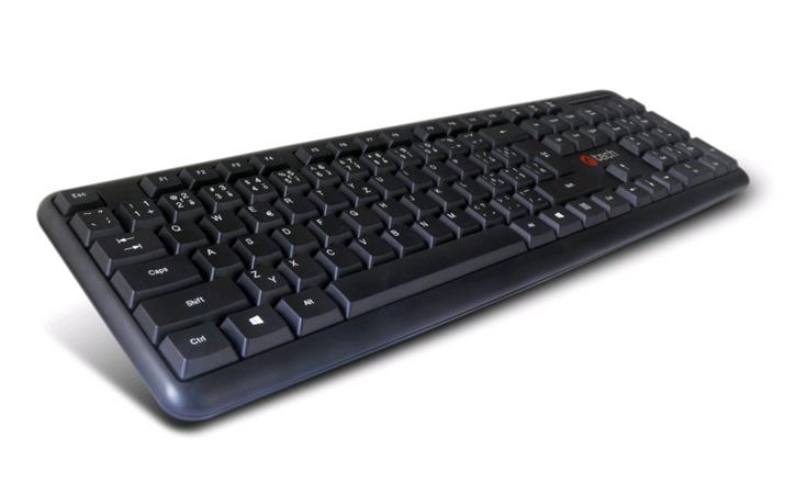 C-TECH Klávesnice CZ/SK KB-102 PS2 slim black