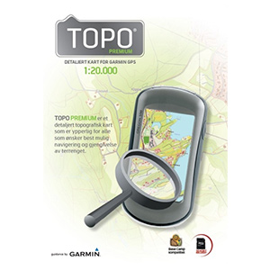 Garmin Turist. mapa Norska TOPO Norway Premium 5, Hardangervidda, microSD/SD