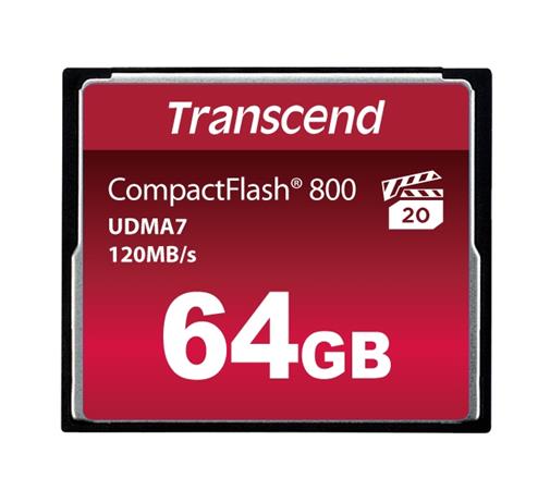 Transcend 64GB CF (800X) paměťová karta