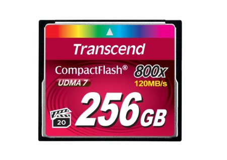 Transcend 256GB CF (800X) paměťová karta