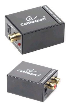 GEMBIRD Dat extender digital na analog audio konvertor, SPDIF/RCA