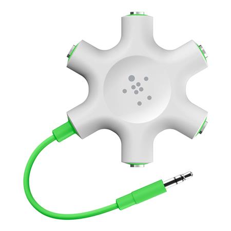 Belkin RockStar rozbočovací adaptér 5 portů 3.5 jack pro připojení sluchátek - b