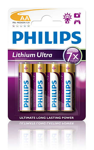 Philips baterie AA Ultra lithium - 4ks