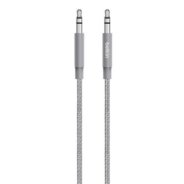 Belkin 3.5mm Jack M/M Metallic MIXIT, 1.2m šedý