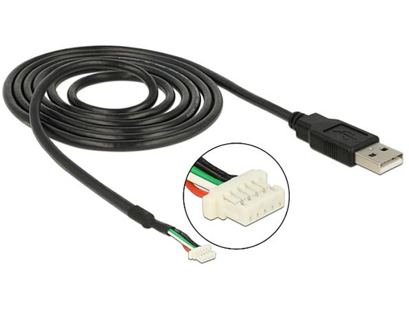 Delock Module Cable USB 2.0 A male > 5 pin camera plug V5 1.5 m