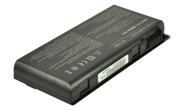 2-Power baterie pro MSI GT660, GT663, GT680, GT683, GT780 11,1 V, 6600mAh, 9 cel