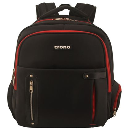 Crono Dakota - batoh na notebook 15.6", černý + červený