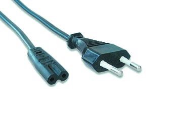 GEMBIRD Kabel síťový  1,8m VDE 220/230V napájecí notebook 2 pin