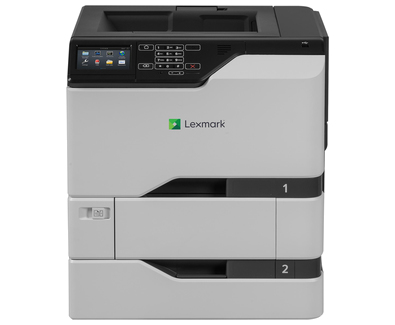 Lexmark CS720dte color laser 38/38ppm, síť, duplex, dotykový LCD + dodatečný vst