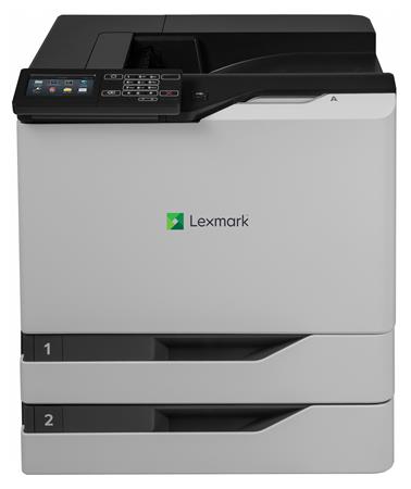 Lexmark CS820dte color laser 57/57ppm, síť, duplex, dotykový LCD + dodatečný vst