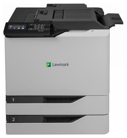 Lexmark CS820dtfe color laser 57/57ppm, síť, duplex, dotykový LCD + dodatečný vs