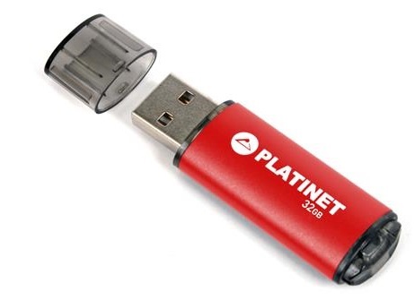 PLATINET flashdisk USB 2.0 X-Depo 32GB červený