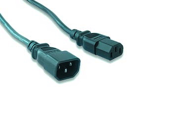 GEMBIRD Kabel síťový, prodlužovací, 3m VDE 220/230V napájecí