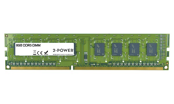 2-Power 8GB MultiSpeed 1066/1333/1600 MHz DDR3 Non-ECC DIMM 2Rx8 ( DOŽIVOTNÍ ZÁR