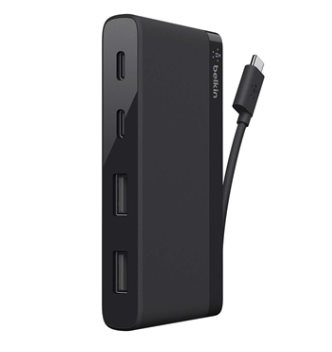 Belkin USB C 4 portový mini Hub