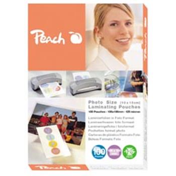 PEACH laminovací folie 10x15 cm Laminating Pouch Photosize (80x111mm), 125mic, 1