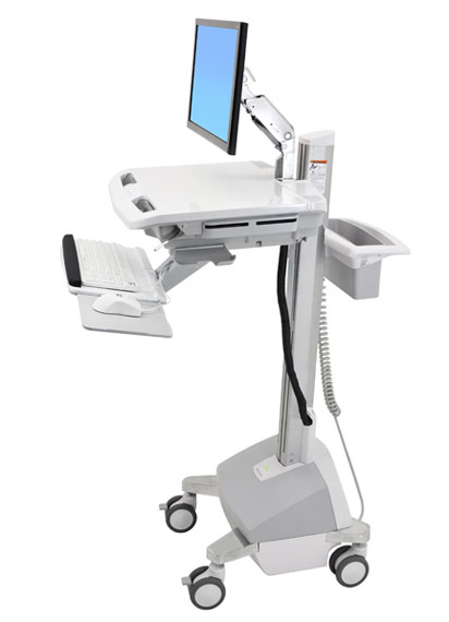 ERGOTRON StyleView® Cart with LCD Arm, Powered, pojízdný vozík s napájením, rame