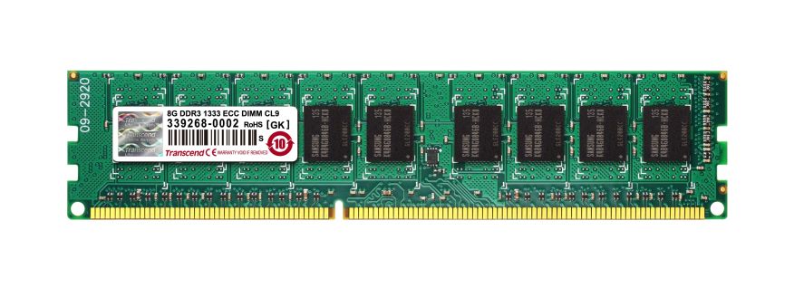 Transcend paměť 8GB DDR3 1333 ECC-DIMM 2Rx8