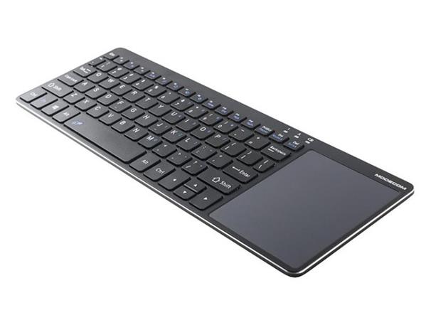 Modecom MC-TPK1 bezdrátová multimediální klávesnice s touchpadem, tenký profil,