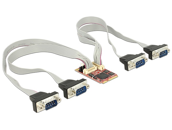 Delock Modul MiniPCIe I/O PCIe full size 4 x Serial RS-232/422/485 -40 °C ~ 85 °
