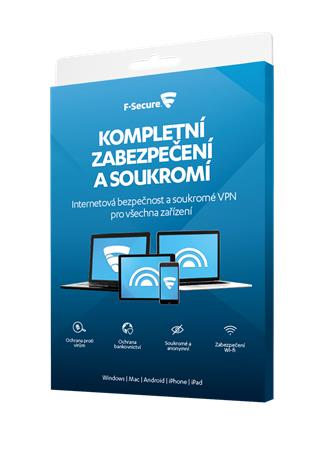 F-Secure Total Security (1 rok, 3 zařízení) - CZ elektronicky