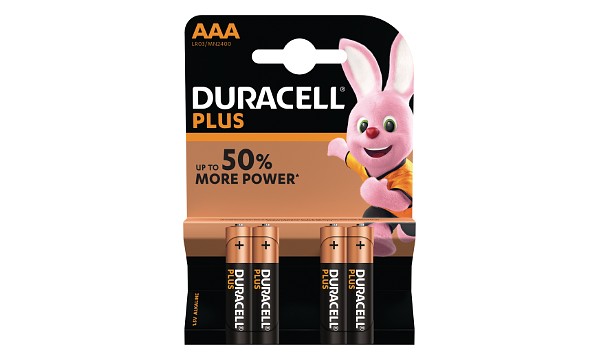 Duracell MN2400B4 Duracell Plus AAA 4 Pack