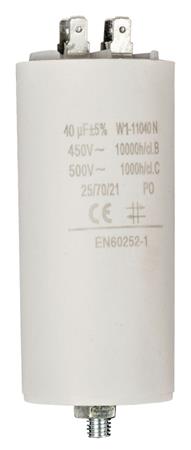 Fixapart W1-11040N - Kondenzátor 450V + Zem Produktové Označení Originálu 40.0uf