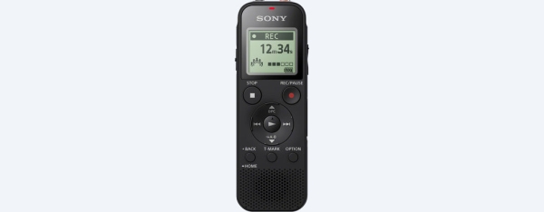 SONY digitální záznamník ICD-PX470 - podpora karet micro SD, systém S-Microphone