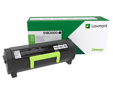 Lexmark MS/MX3/4/5/61x Black Toner Cartridge Return - 2 500 stran