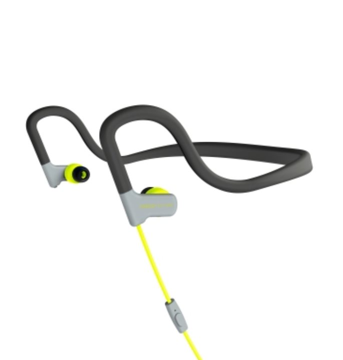 ENERGY Earphones Sport 2 Yellow, sportovní sluchátka s mikrofonem, 3,5mm jack, 9