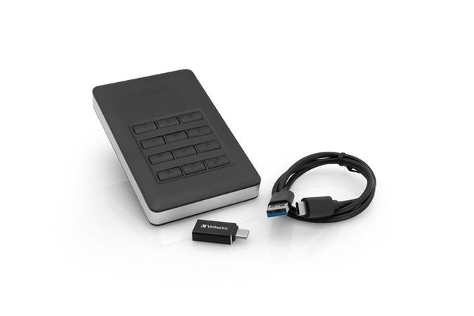 VERBATIM Store `n` Go 2,5" Secure HDD 1TB USB 3.1 černý