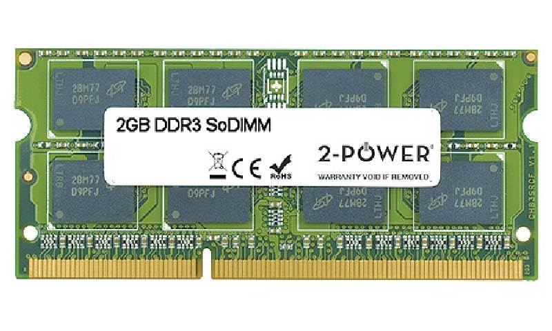 2-Power 2GB PC3-10600S 1333MHz DDR3 CL9 SoDIMM 1Rx8 (DOŽIVOTNÍ ZÁRUKA)