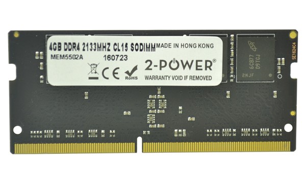 2-Power 4GB PC4-17000S 2133MHz DDR4 CL15 Non-ECC SoDIMM 1Rx8 ( 1,2V DOŽIVOTNÍ ZÁ