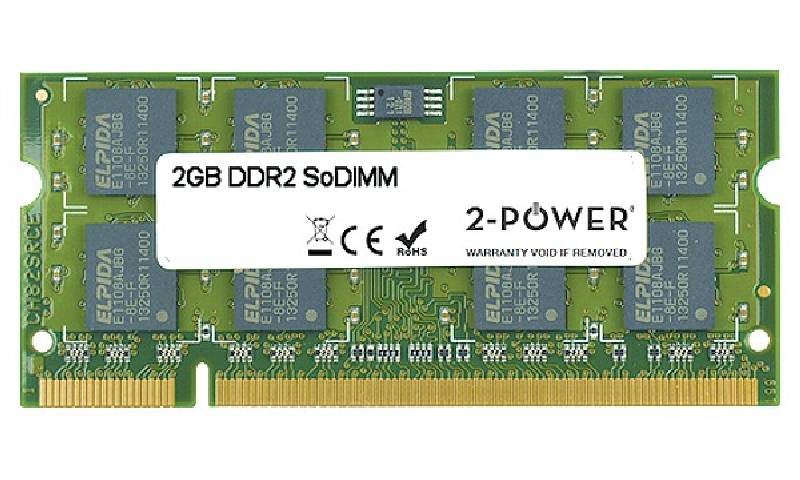 2-Power 2GB MultiSpeed 533/667/800 MHz DDR2 SoDIMM 2Rx8 (DOŽIVOTNÍ ZÁRUKA)