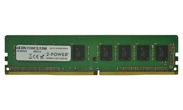 2-Power 4GB PC4-17000U 2133MHz DDR4 CL15 Non-ECC DIMM 1Rx8 ( DOŽIVOTNÍ ZÁRUKA )