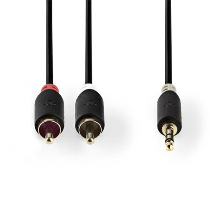 Nedis CABW22200AT30 - Stereofonní Audio Kabel | 3,5mm Zástrčka - 2x RCA Zástrčka