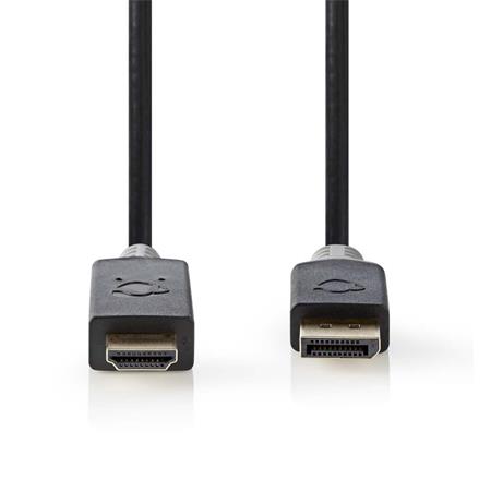 Nedis CCBW37100AT20 - DisplayPort – HDMI Kabel | DisplayPort Zástrčka - Konektor