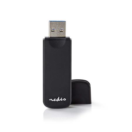 Nedis CRDRU3100BK - Čtečka karet SDXC/microSDXC | Více karet | USB 3.0 | 5 Gbps