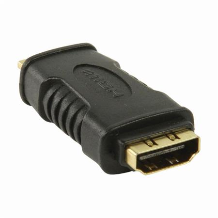 Nedis CVGP34906BK - Adaptér HDMI | HDMI Mini Konektor - HDMI Zásuvka | Černá bar