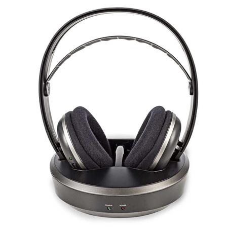 Nedis HPRF210BK - Bezdrátová Sluchátka | Rádiová Frekvence (RF) | Over-ear | Nab